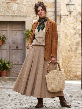 Vintage Handmade Crochet handbag Sezane Style